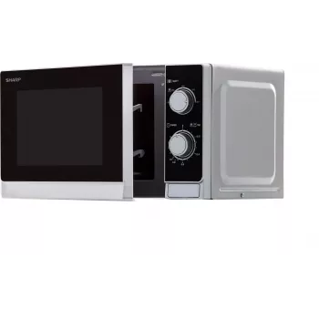 Sharp R200INW Solo mikrohullámú sütő 20L 800W fekete/ezüst