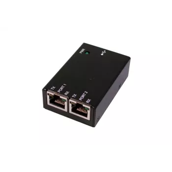 EXSYS EX-1332HMV-RJ USB 2.0–dupla RS-232 soros adapter RJ-45 csatlakozókkal, fémház