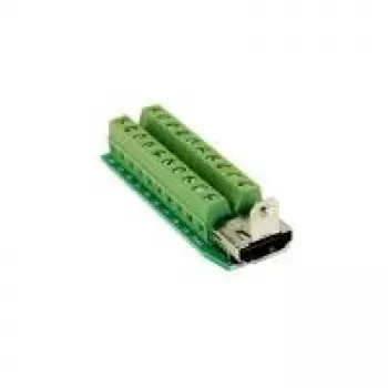 EXSYS EX-49065 adapter 19 tűs HDMI aljzat–20 tűs csavaros sorkapocs