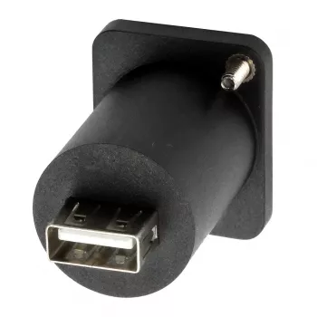 EXSYS EX-49157 D-típusú USB 2.0 beépítő adapter, USB-B aljzat–USB-A aljzat