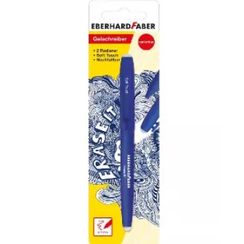 Faber-Castell Eberhard Faber Erase It! gél toll kék 0,7 mm utántölthető törölhető 582181