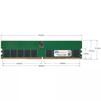 PHS-memory 48GB DDR5 ECC UDIMM 5600MHz PC5-44800E memória ASRock X870E Taichi OCF SP608569