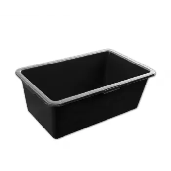 Bradas KTKP60 PVC habarcstartó kád 60L fekete, profilozott peremmel