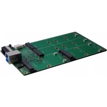 EXSYS EX-3673 USB 3.2 Gen 2x1 - M.2 és mSATA adapterkártya USB Type-B aljzattal