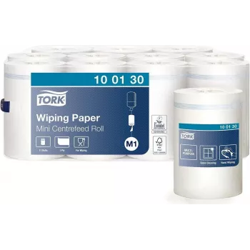Tork Advanced M1 Centrefeed törlőkendő tekercs, 1 rétegű fehér, 275 m, 11 tekercs