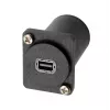 EXSYS EX-49168 D-típusú beépítési adapter Mini DisplayPort aljzat aljzathoz