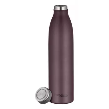 THERMOS TC Bottle hőszigetelt palack 0,75 L, duplafalú rozsdamentes acél, vákuumszigetelt, BPA-mentes, bordó matt 4067.301.075
