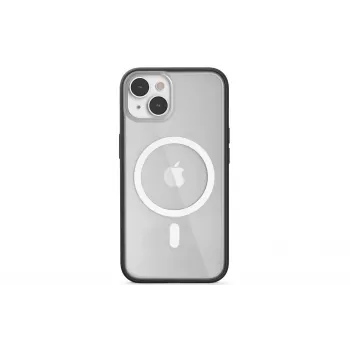 Woodcessories ECO643 iPhone 14 Plus tok - környezetbarát fekete és átlátszó hátlap