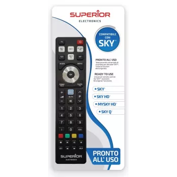 SUPERIOR ELECTRONICS SUPTRB027 csere távirányító Sky-hoz - fekete