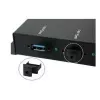 EXSYS EX-1111 USB Type-A csatlakozó porvédő sapkák (10 darabos csomag, fekete)