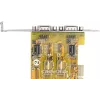 EXSYS EX-45032IS PCIe kétportos soros RS-232 kártya, low profile