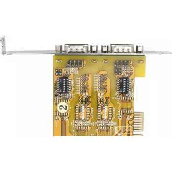 EXSYS EX-45032IS PCIe kétportos soros RS-232 kártya, low profile