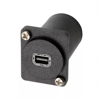 EXSYS EX-49169 D-típusú adapter Mini DisplayPort aljzat DisplayPort aljzathoz, panelbe szerelhető
