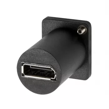 EXSYS EX-49169 D-típusú adapter Mini DisplayPort aljzat DisplayPort aljzathoz, panelbe szerelhető