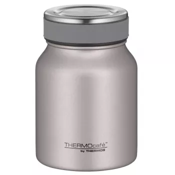 THERMOS TC Food Jar 0,5L Rosé vákuumszigetelt rozsdamentes acél ételtároló, kifolyásmentes, gumírozott felület 4077.371.050