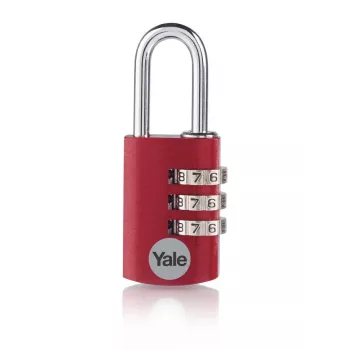 Yale YE3CB/38/131/1/CO 38 mm piros kombinációs lakat