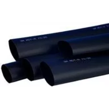 3M MDT-A 120/40-B közepes falvastagságú, ragasztóval bevont hőre zsugorodó cső, 3:1, 120mm–40mm, 1m, fekete