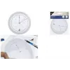 KANGARO K-4120100 szögmérő vonalzó, 126 mm, átlátszó, 360°-os beosztás, 2 forgatható tárcsa