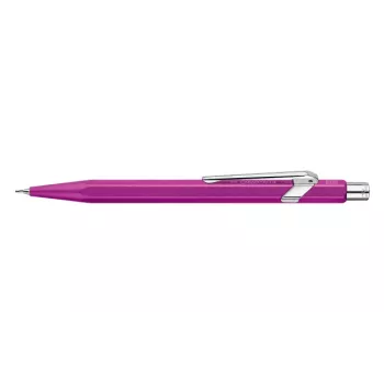 CARAN D'ACHE 844 Colormat-X nyomóceruza 0,7 mm, lila szatén alumínium hatszögletű ház 844.605