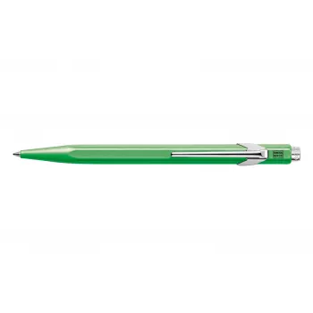 Caran d'Ache 849 PopLine Fluo golyóstoll - fluoreszkáló zöld test, kék medium tinta 849.230