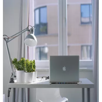 XTREMEMAC XWH-CDH-13 12 portos USB-C dokkoló Space Gray