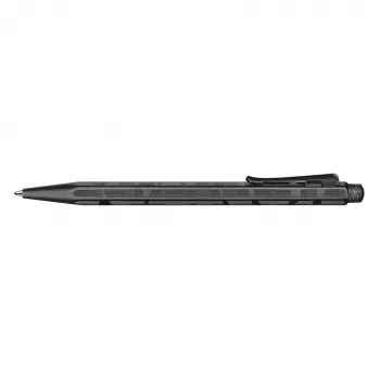 Caran d'Ache Ecridor Black Lines golyóstoll, M, fekete tinta, palládiumbevonatú hatszögletű test 890.010