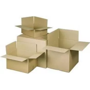 RAADHUIS egylapos hullámkarton hajtogatható doboz 710 x 500 x 110 mm barna (1 db) RD-351130-5