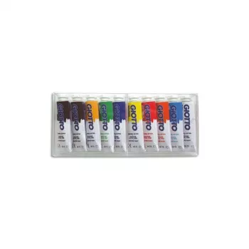 GIOTTO Extra Fine gouache festékkészlet, 10 x 10 ml alumíniumtubus, különböző színek F30190000