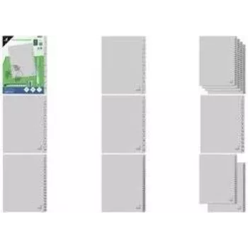 Kangaro ECO A4 kartonosztó lapok, számozott 1-52, 4-szeres lyukasztás, szürke K452C
