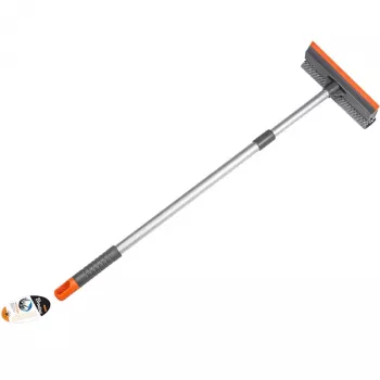 Bradas ES2110 teleszkópos automatikus ablakmosó szivaccsal és gumilehúzóval, 600-950 mm, 200 mm szivacsszélesség