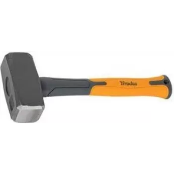 Bradas DIY-HF5100 kalapács, 1000 g fej, antracit/narancssárga, 280 mm üvegszálas nyél csúszásmentes TPR markolattal, 1 darab
