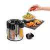 Metaltex Spice 8 forgó fűszertartó, kerek, fekete, 8 üres üvegedénnyel 252876080