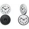 NEXTIME NXT kvarc falióra 260 mm fekete ház fehér számlap 7308ZW