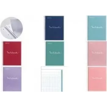 MIQUELRIUS College Block jegyzetfüzet EMOTIONS A4 kockás türkiz, 80 lap, 90 g/m² fehér papír, 1 darab MR46061