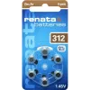 Renata ZA312 cink-levegő hallókészülék-elem PR41 165 mAh 1,4 V 6 darabos csomag ZA312.DP6 0HG