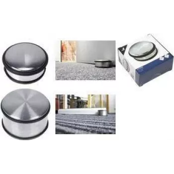 Kangaro K-11000 krómozott fém ajtóütköző, 100 mm átmérő, 45 mm magasság, 1,25 kg