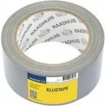 RAADHUIS szövet ragasztószalag, 50 mm x 50 m, ezüst javítószalag, kézzel szakítható – 1 tekercs (RD-351312)