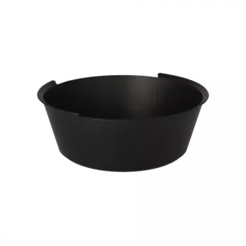 PAPSTAR Circulware újrahasználható tál, kerek, 1200 ml, fekete, polipropilén 30% ásványi töltőanyaggal, 1 darab (97019)
