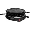 Tristar RA-2998 raclette grill 6 tapadásmentes serpenyővel, 800 W, fekete