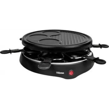 Tristar RA-2998 raclette grill 6 tapadásmentes serpenyővel, 800 W, fekete