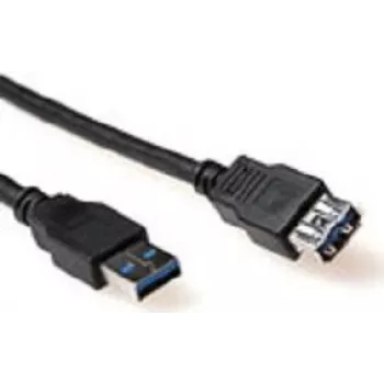 ACT SB3040 USB 2.0 hosszabbítókábel 0,5m USB-A dugó–USB-A aljzat fekete