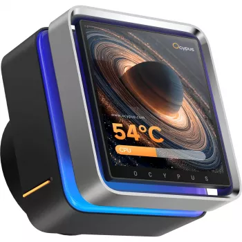 Ocypus Sigma L36 EX ARGB fekete 360mm-es folyadékhűtés CPU-hoz