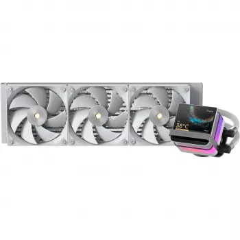 Ocypus Sigma L36 PRO fehér 360mm-es ARGB AIO folyadékhűtés CPU-hoz