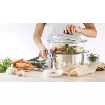 PYREX üvegfedél 24 cm, boroszilikát üveg