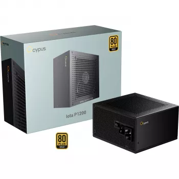 OCYPUS Iota P1200 1200W 80 PLUS Gold teljesen moduláris ATX 3.0 tápegység - fekete