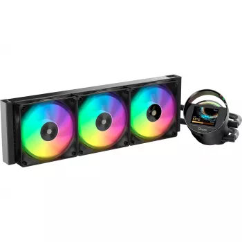 Ocypus Sigma L36 ARGB fekete 360mm-es AIO folyadékhűtés CPU-hoz