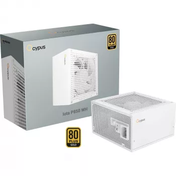 OCYPUS Iota P850 White 850W 80 PLUS Gold teljesen moduláris ATX 3.0 tápegység