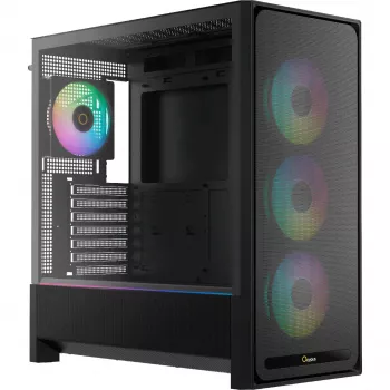 Ocypus Delta C70 ARGB fekete panorámaüveges midi-tower ház