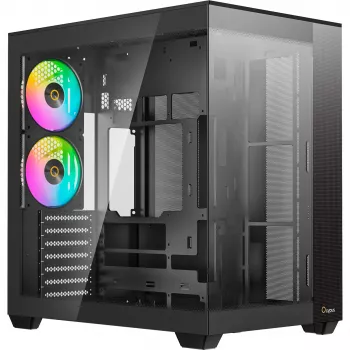 Ocypus Delta C74 ARGB fekete panorámaüveges mid-tower ház