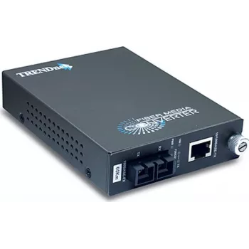 TRENDnet TFC-110S60 100 Mbps egymódusú száloptikai médiakonverter (SC, 60 km)